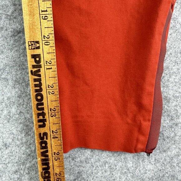 Anthropologie Cartonnier Charlie Ankle Pants Womens 4 Orange Career Boho Crop* - Picture 13 of 16